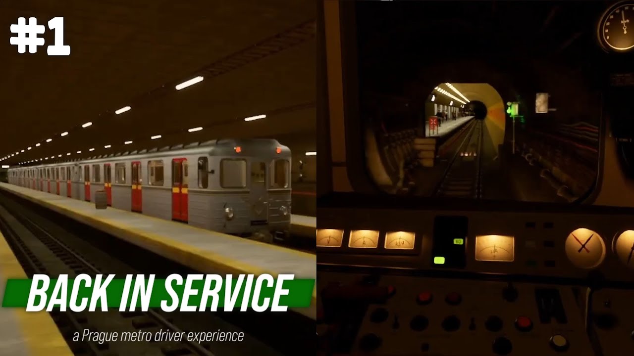 Back in Service: a Metro Driver #1 - FIRST LOOK, New Prague Based Metro Train Simulator