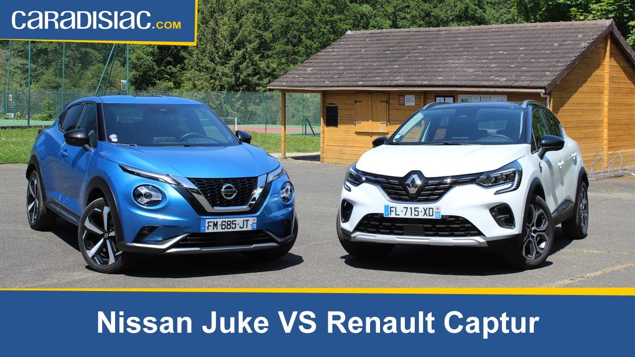 Comparatif - Nissan Juke VS Renault Captur : pionnier contre reférence