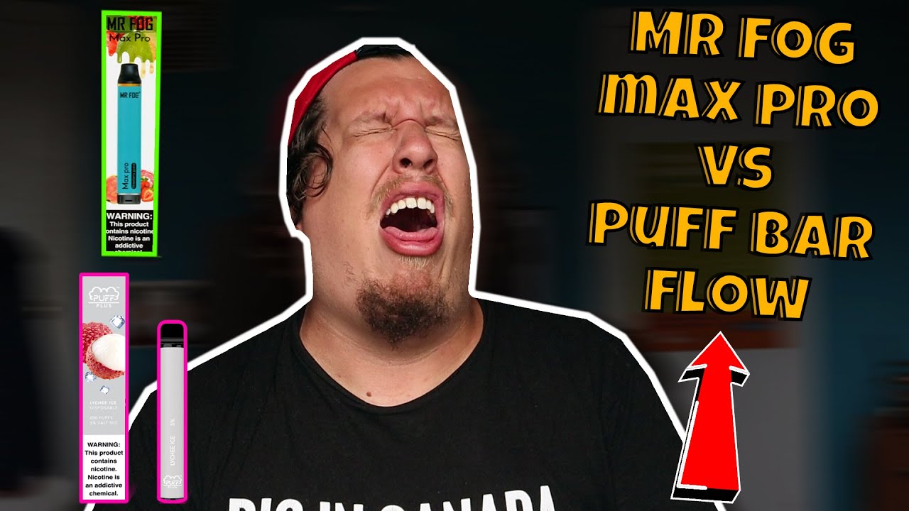 Mr Fog Max Pro Disposable Vape Pen vs Puff Bar Flow Review