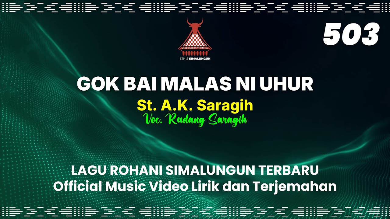 DODING HALELUYA NO.503 - GOK BAI MALAS NI UHUR | LAGU ROHANI SIMALUNGUN TERBARU 2026