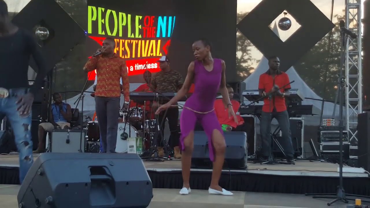 Emma Jalamo performing live in Kisumu