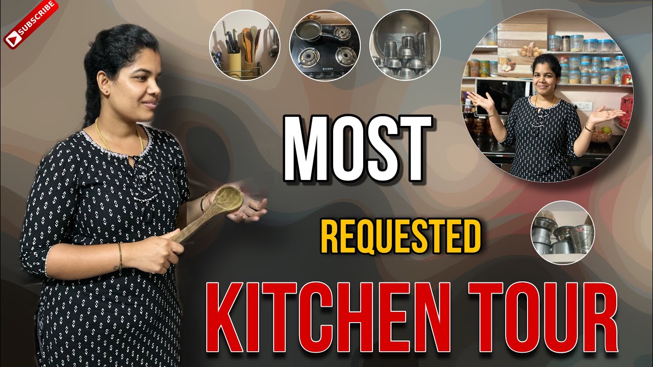 most requested￼ kitchen ￼ tour// with simple and easy tips&hellip;. @anjithasworld ￼