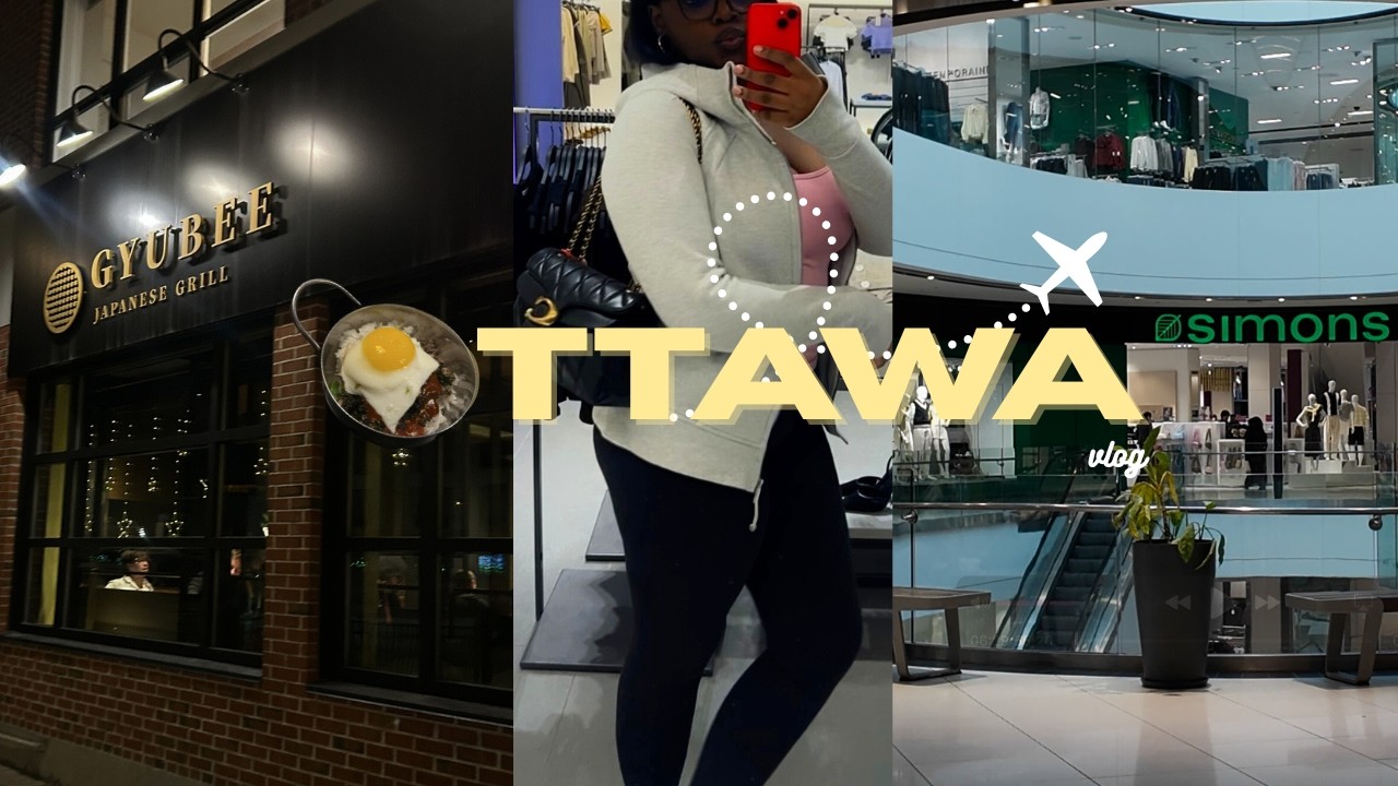 48 HOURS, NEW CITY ☕️🚞 chill but somehow chaotic Ottawa Vlog 😂