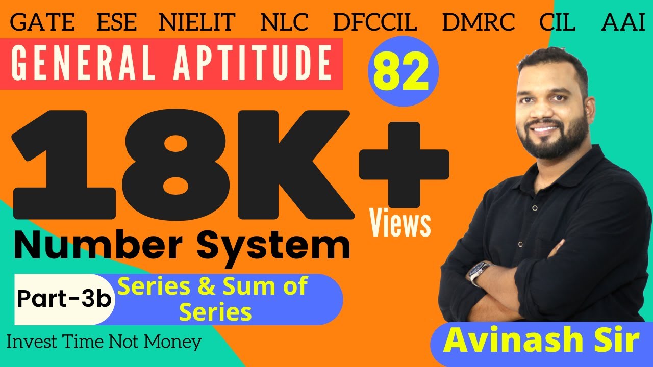 Number System Part-3(b) | Series & Sum of Series | General Aptitude  by Avinash Sir