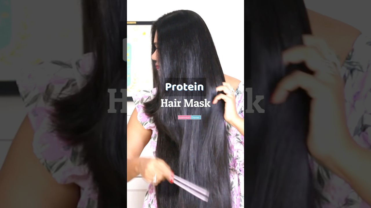 DIY Protein Hair Mask That Works Like Magic! ✨ | Sushmita's Diaries