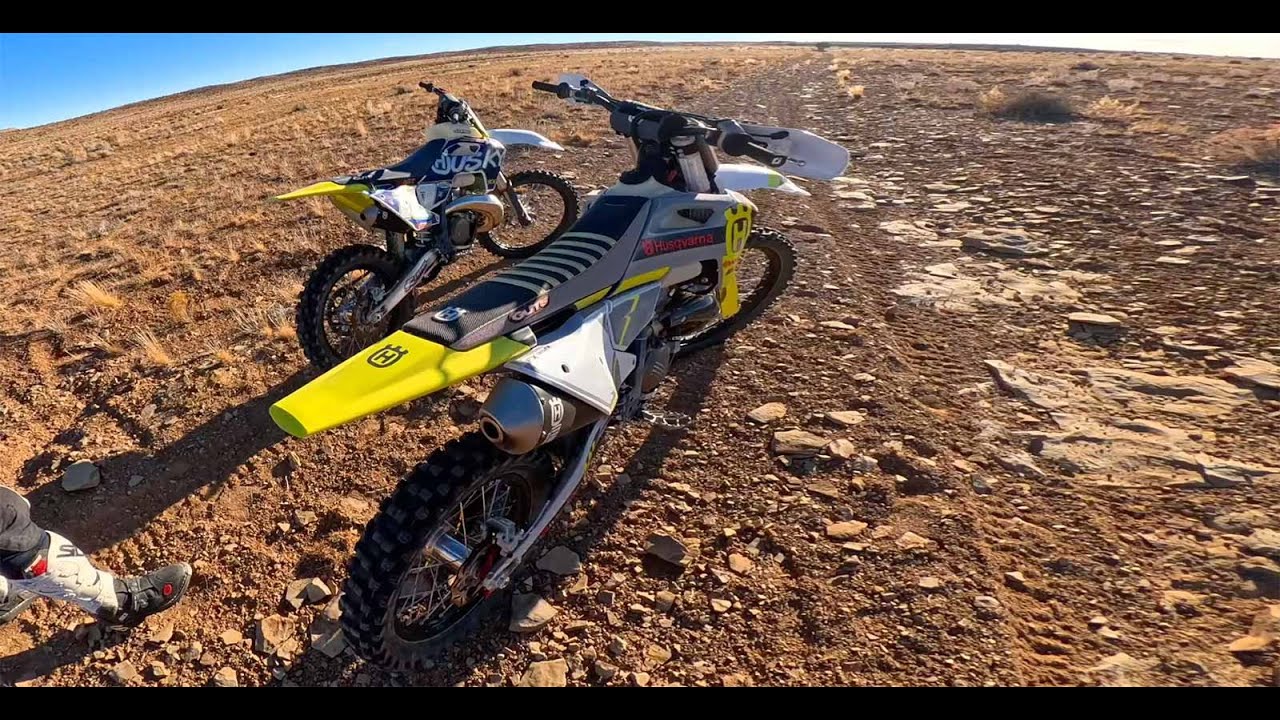 Husky FX 350 vs Husky TX 300 CH-Rock 2023 Winter Ride