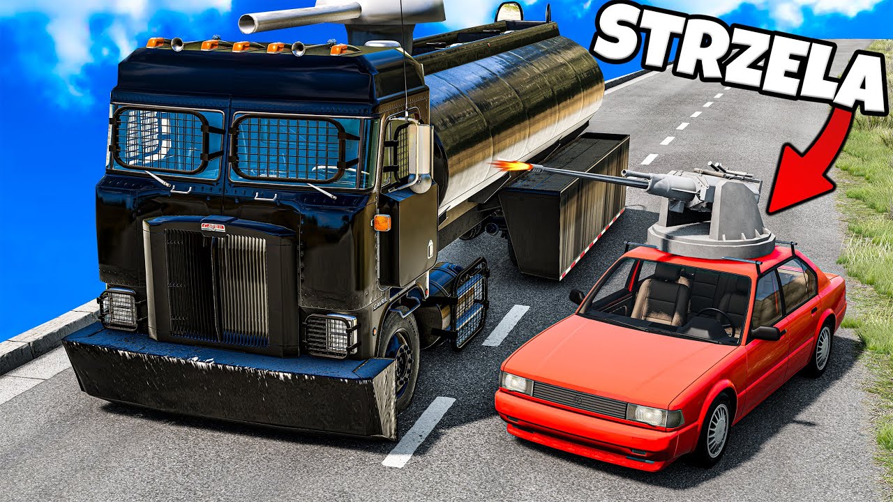 ❄️ OPANCERZONA CIĘŻARÓWKA Z ATOMÓWKĄ KONTRA WIDZOWIE | BeamNG Drive |