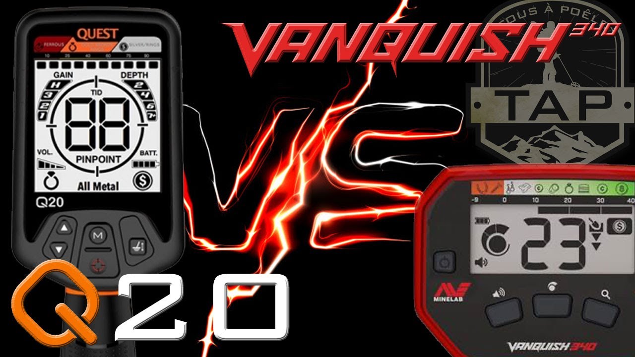 Quest Q20 vs Vanquish 340: Quel est le meilleur détecteur ?