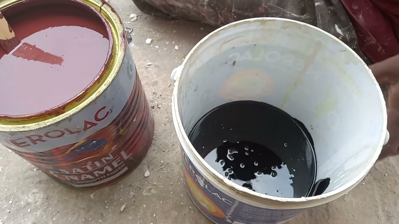 how to mixing the mahagani enamel paint/asian paints mahagani enamel paint mixing