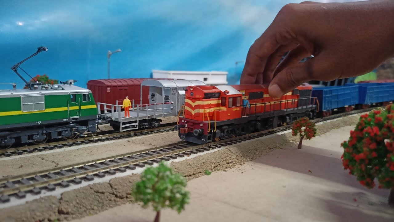 Long Haul Indian Freight Train Model (WAG-9HC + WDG-3A)