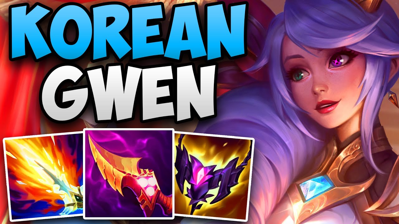 KOREAN CHALLENGER GWEN JUNGLE ONE-TRICK! | CHALLENGER JUNGLE GWEN GAMEPLAY | Patch 15.6 S15