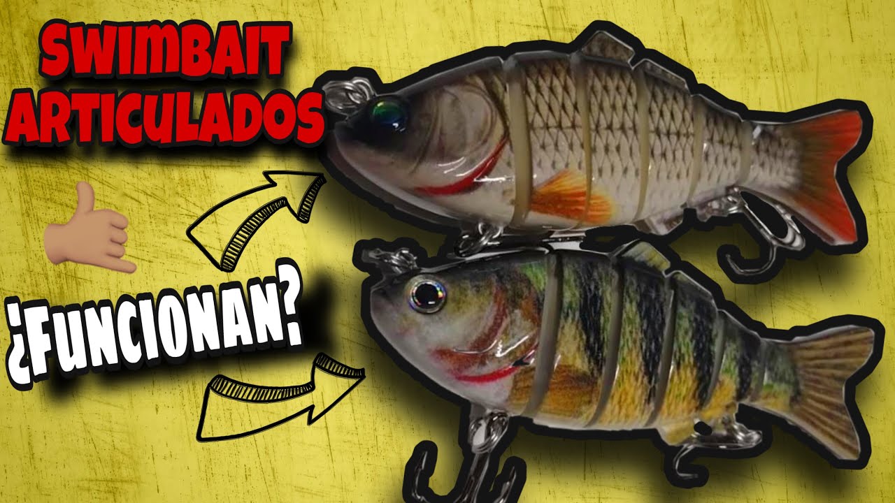 SWIMBAIT ARTICULADOS | ¿Funcionan?🤷🏽‍♂️ | Muchos dicen que no😬