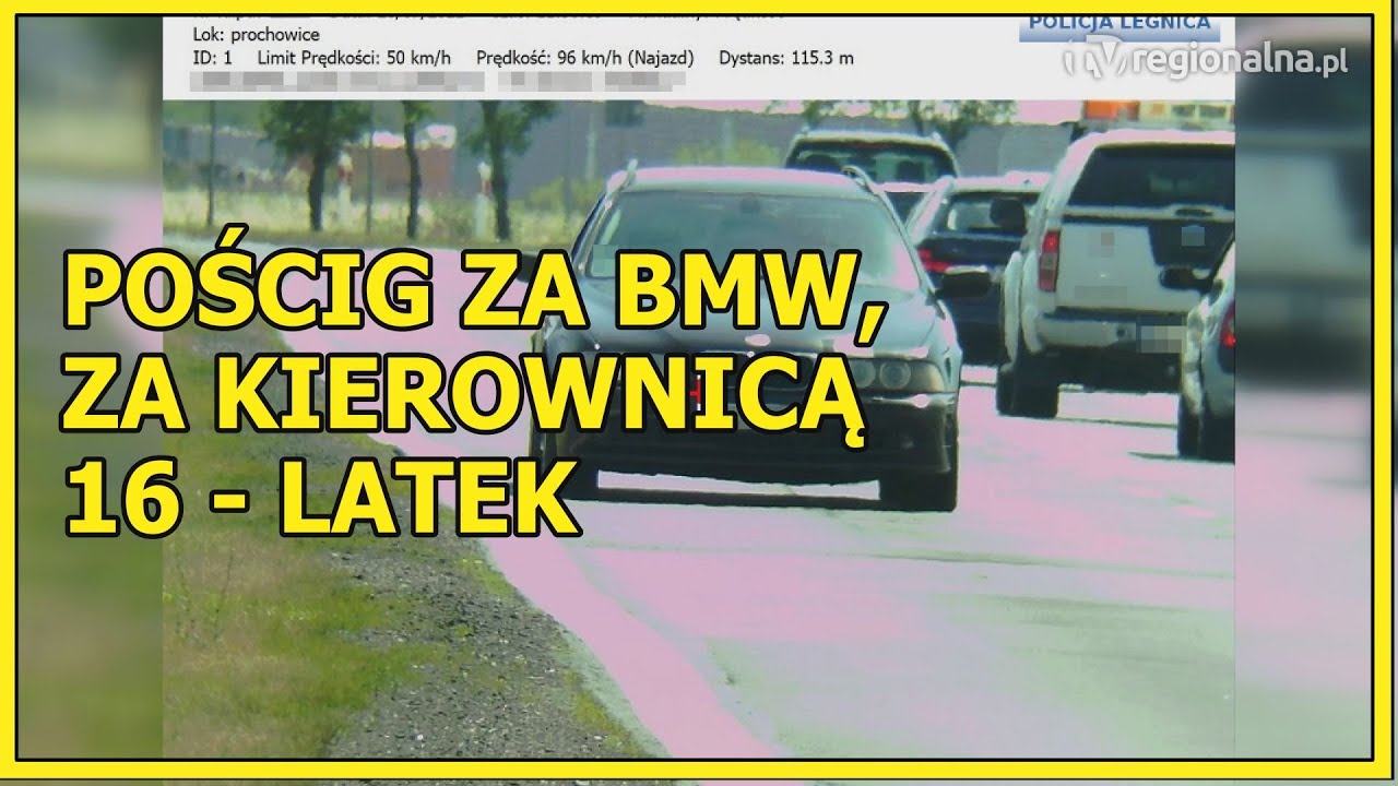 LEGNICA. Pościg za BMW. Za kierownicą siedział 16- latek