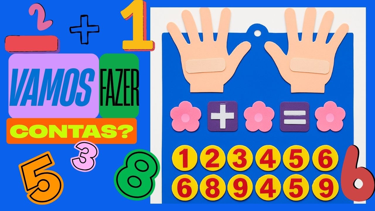 Aprender a Somar e Subtrair | Brincadeira Divertida de Matemática para Crianças