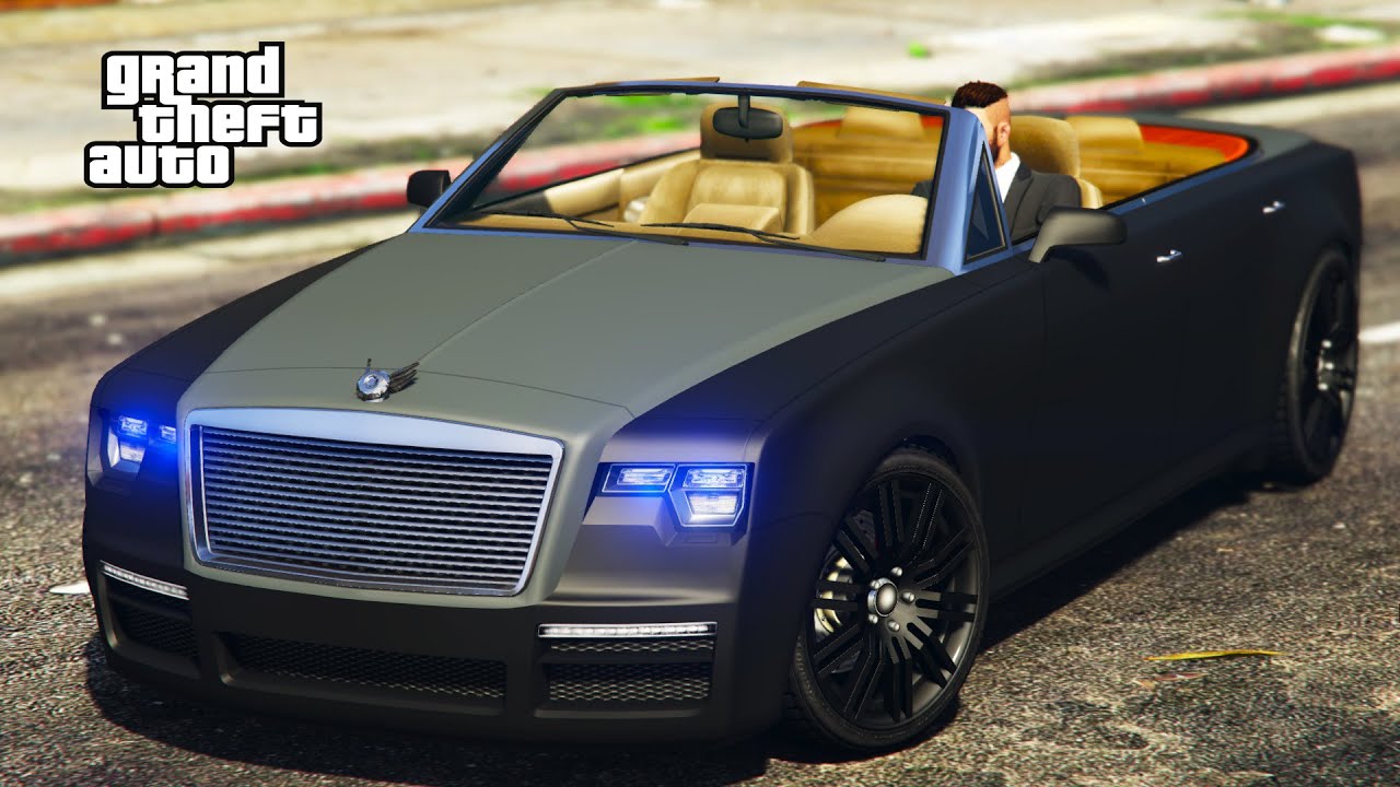 Обзор Enus Windsor Drop и лучшая кастомизация и тест-драйв GTA 5 Online Rolls-Royce Ghost / Wraith