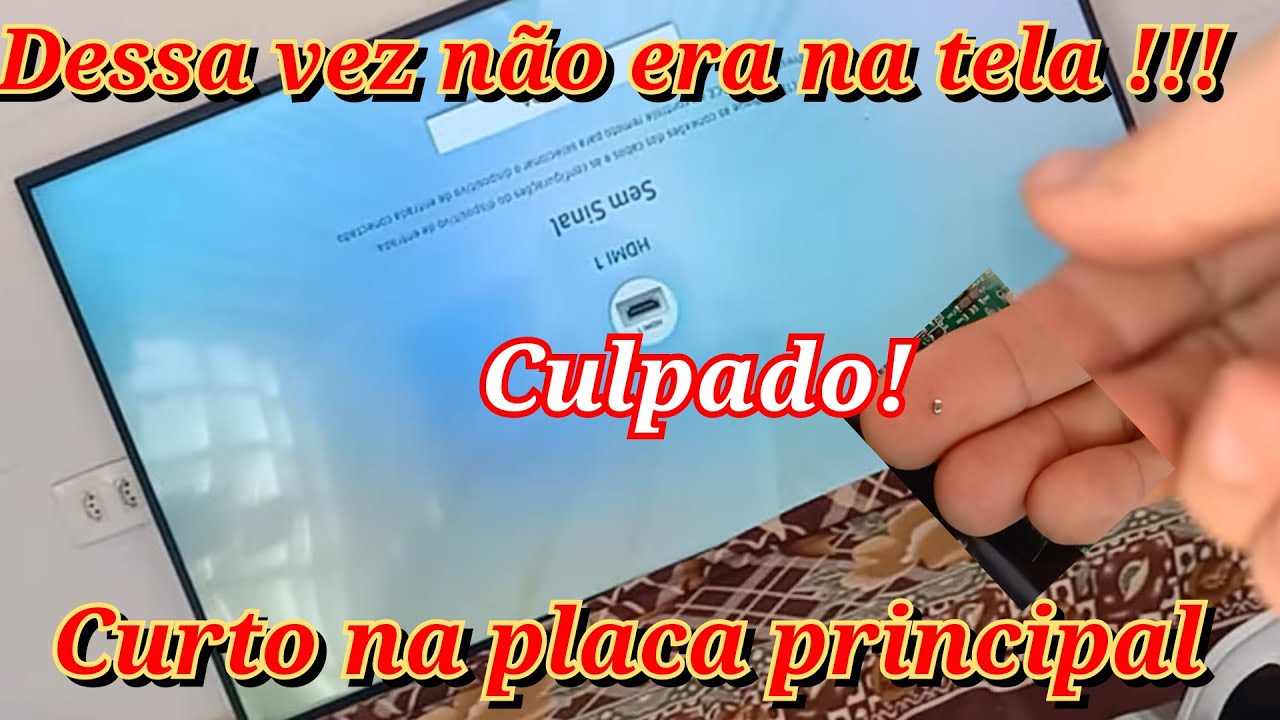 Tv Samsung 55 polegadas (UN55NU7100G) reiniciando sem imagem ..  não e tela não 😯