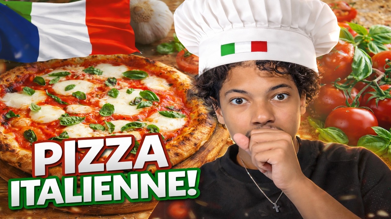 JE SUIS CHOQUÉ j'ai réussi à faire une vrais Pizza Italienne