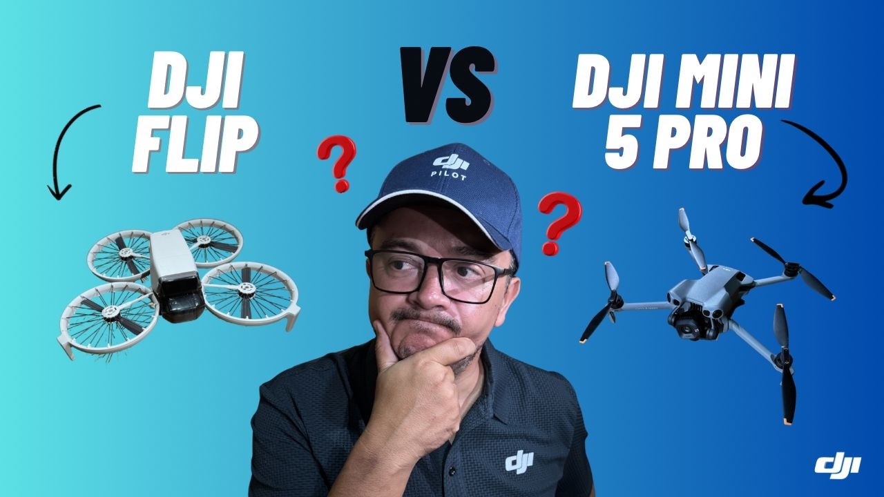 DRONE DJI FLIP VS DRONE DJI MINI 5 PRO!!!