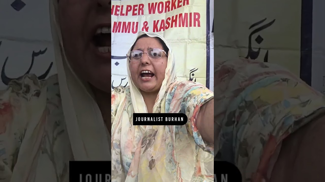 Anganwadi Staff Raise Demands During Protest in AnantnagAnantnag, August 20 :  Anganwadi workers