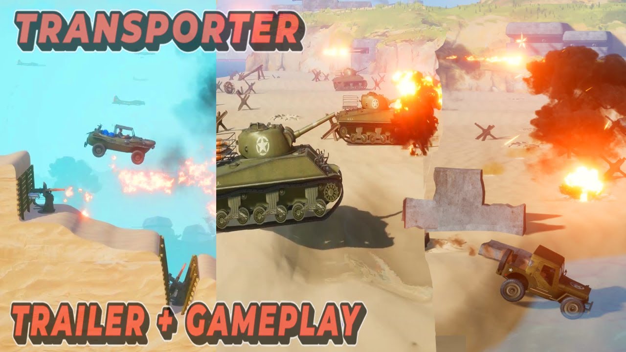 Technical Transport Game... | Transporter Trailer + Gameplay Review PC Steam 4K