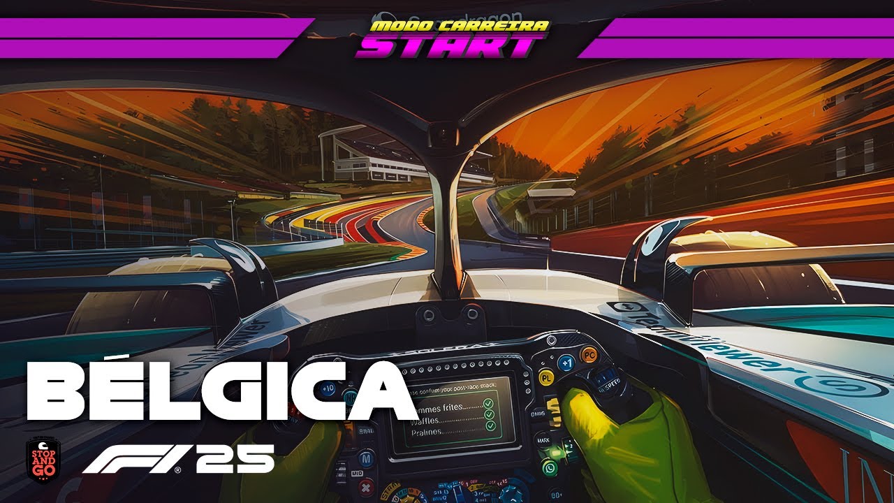 START (Iniciantes) - BÉLGICA - ETAPA 4 - F1 AO VIVO - T26 | CAMPEONATO F1