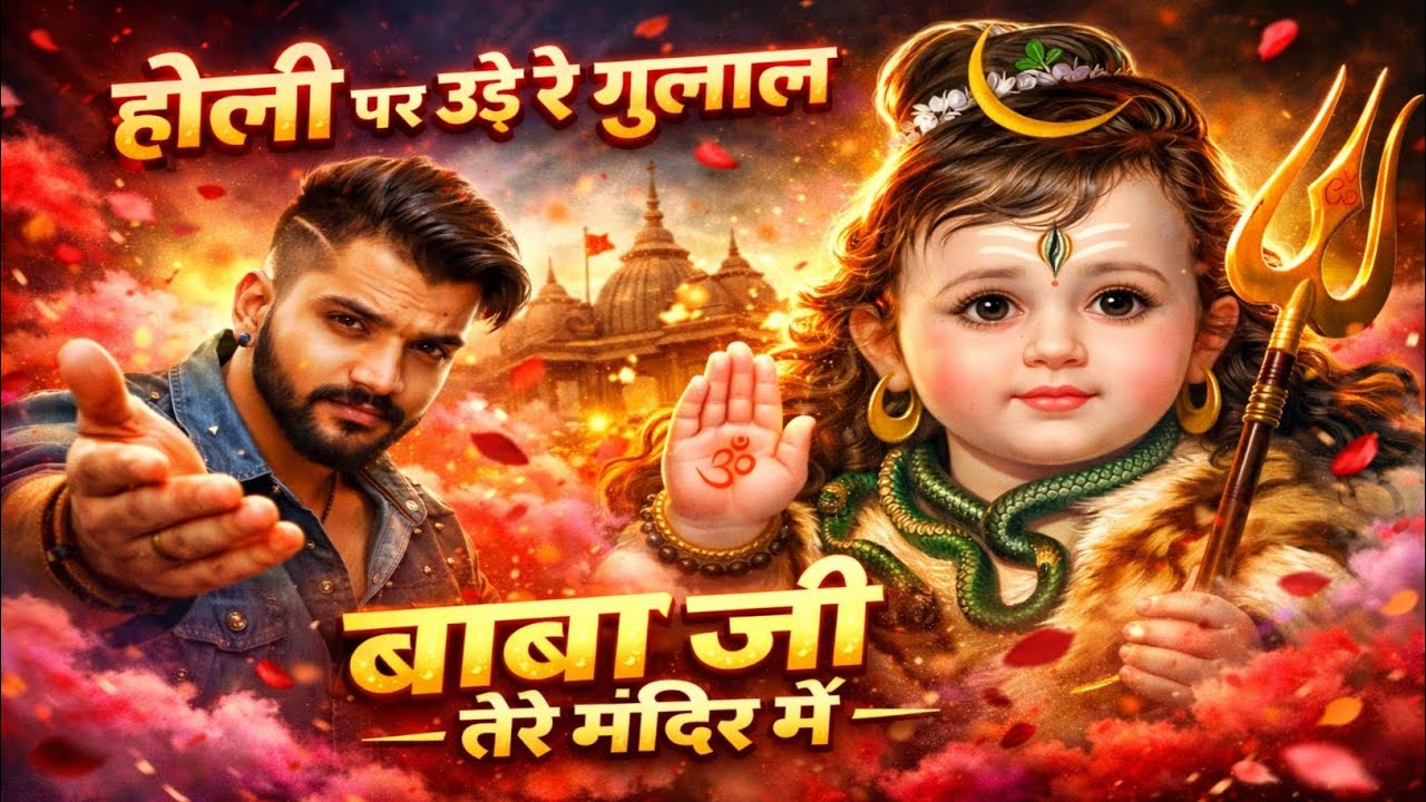 बाबा जी होली भजन | होली पर उड़े रे गुलाल बाबा जी तेरे मंदिर में | Holi Bhajan 2026