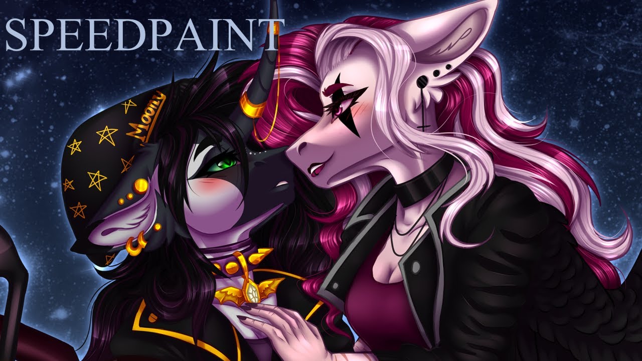 [G]✨The Petrol Love Sparkles✨[Moony x Goldy] ||【MLP SPEEDPAINT】