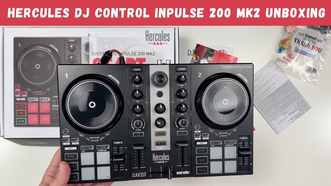 Hercules DJ Control Inpulse 200 MK2 Unboxing