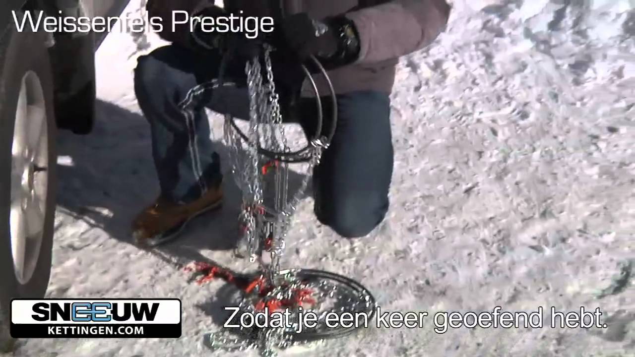 Weissenfels Prestige Clack&Go Sneeuwkettingen. Weissenfels Prestige Clack&Go vanaf 129 euro!