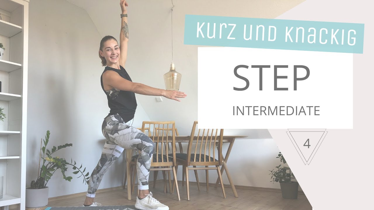 Step Choreo Mittelstufe - Kurz und Knackig // Step Intermediate 4 // 25 Min. // 18.08.20