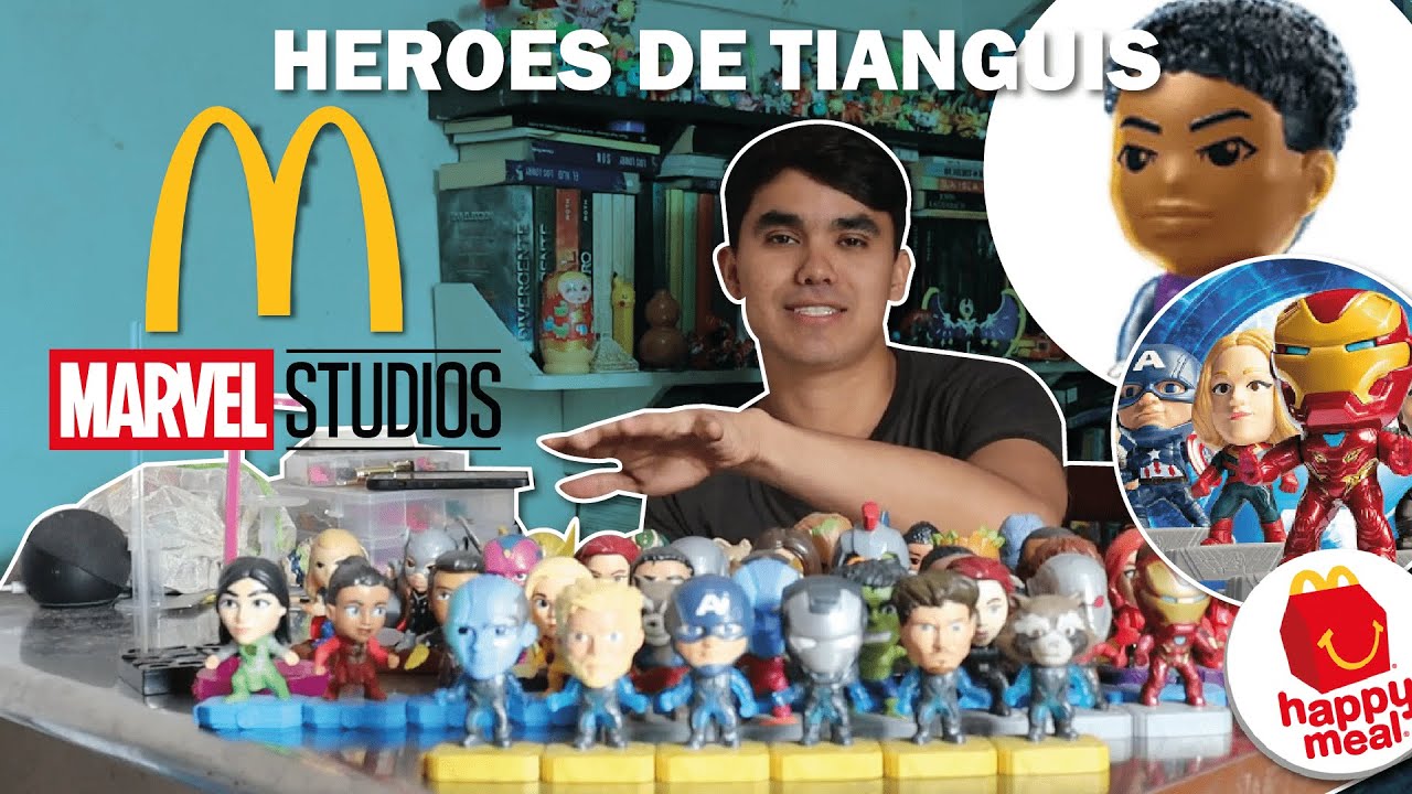 Comprando #HEROES Marvel de #mcdonalds para terminar colecciones.
