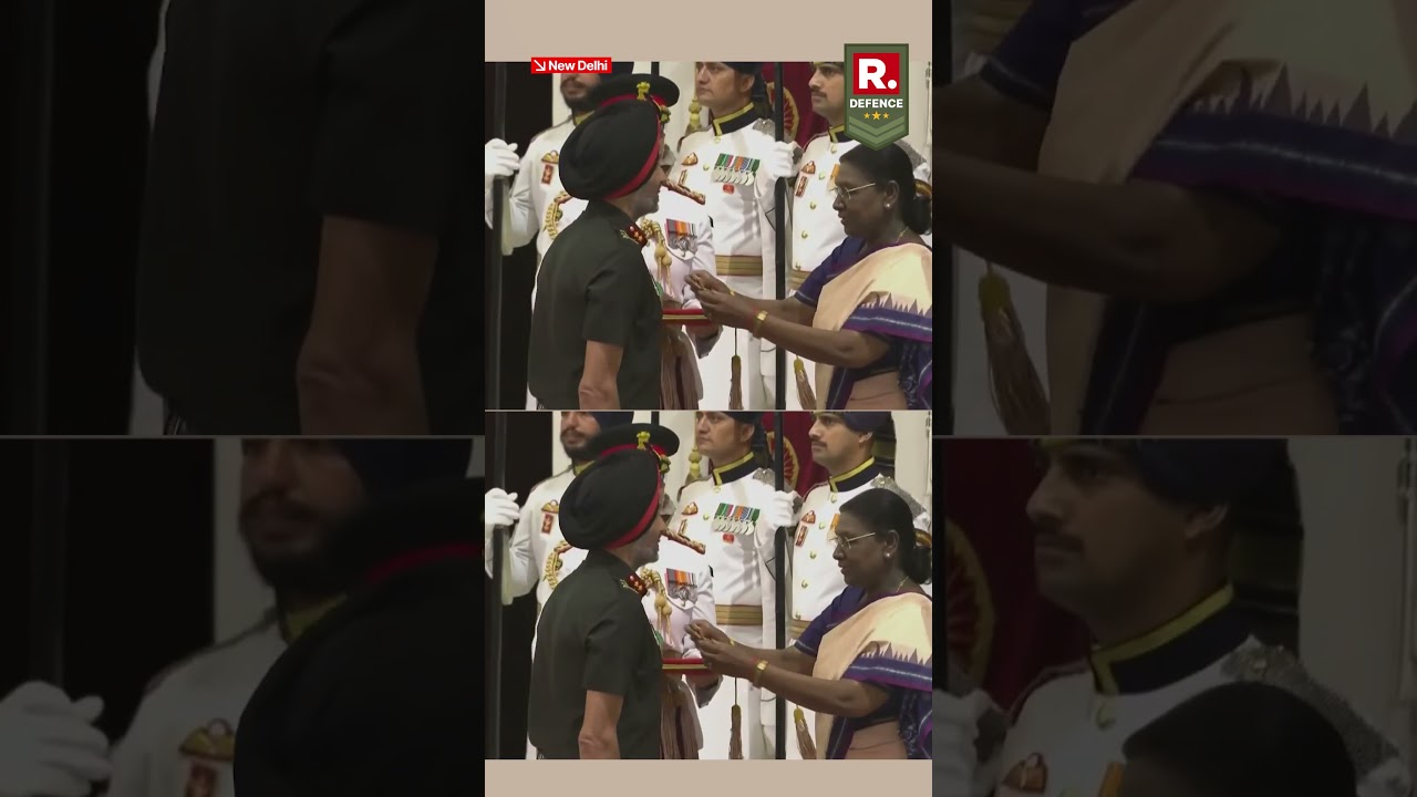 Major General Mandeep Singh Receives Ati Vishisht Seva Medal From President Murmu