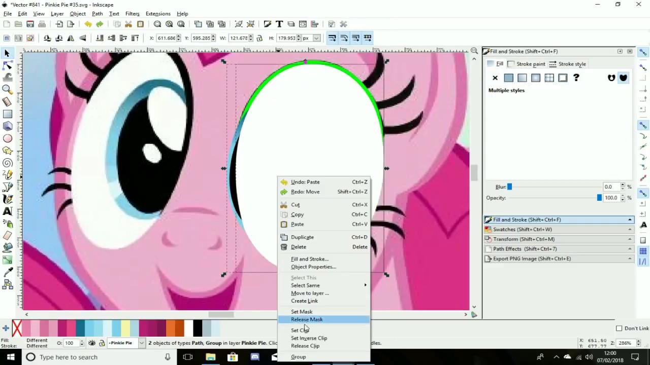Vector #841 - Pinkie Pie #35 (Speed Vector)