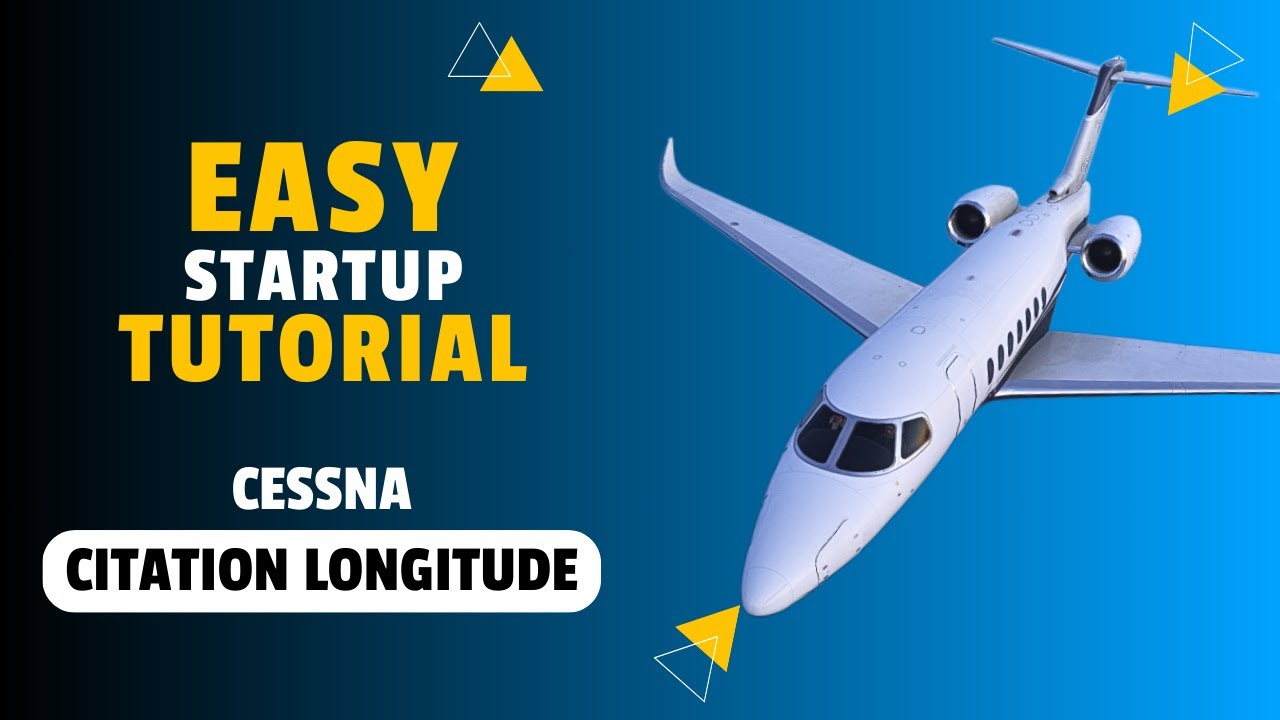 Cessna Citation Longitude Cold & Dark Startup Made Easy | MSFS 2024 Tutorial