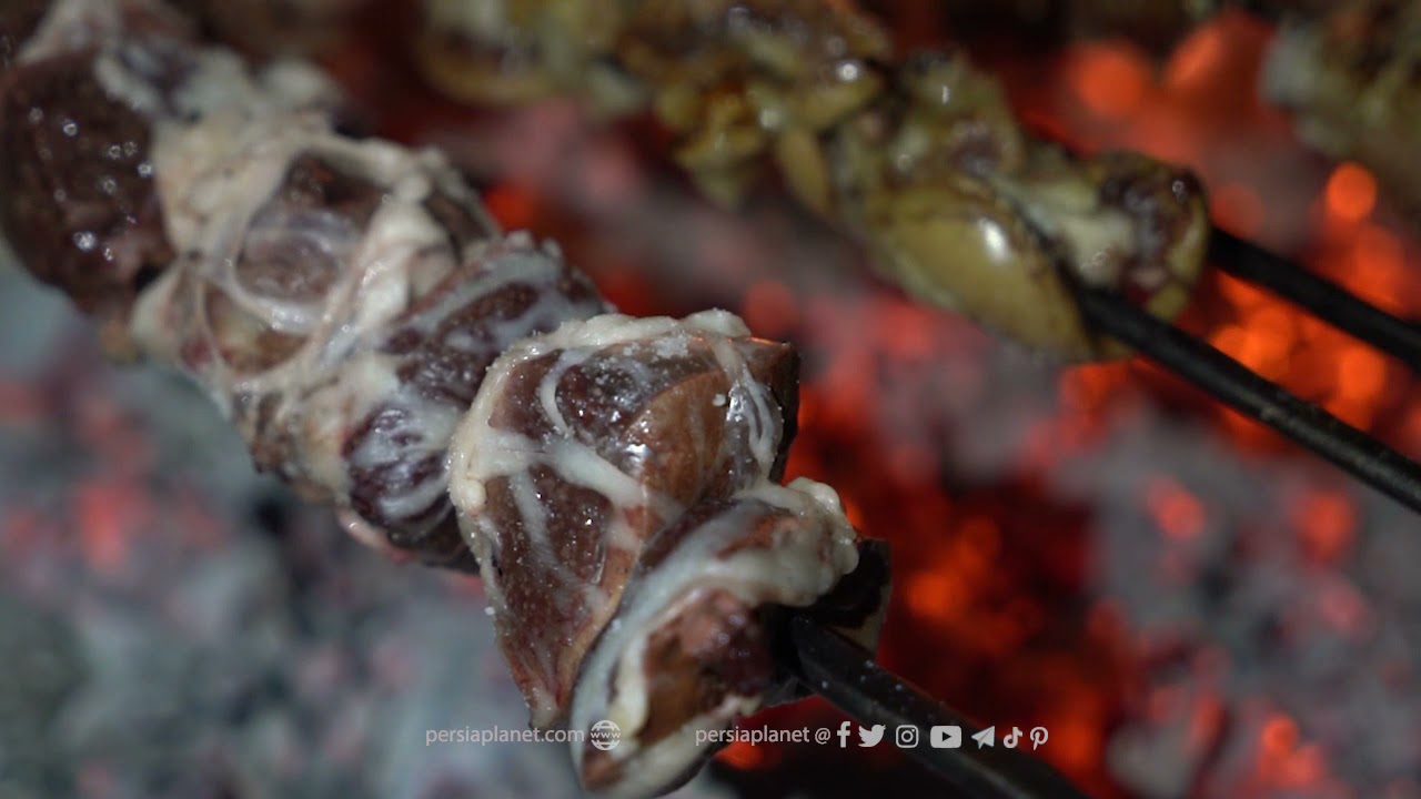 Kabab, Kebab, Nomads food, Ashayer, Bakhtyari, Bakhtiary, Iran - کباب عشایر بختیاری