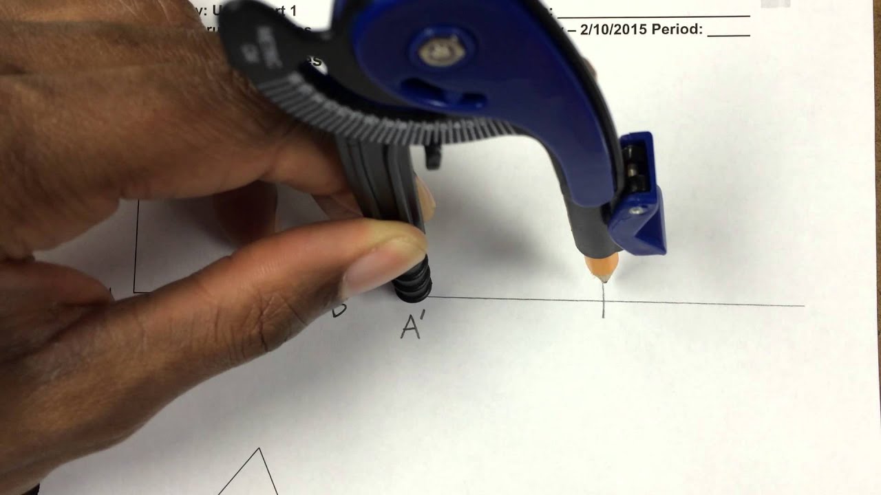 Constructing Congruent Triangles by SSS