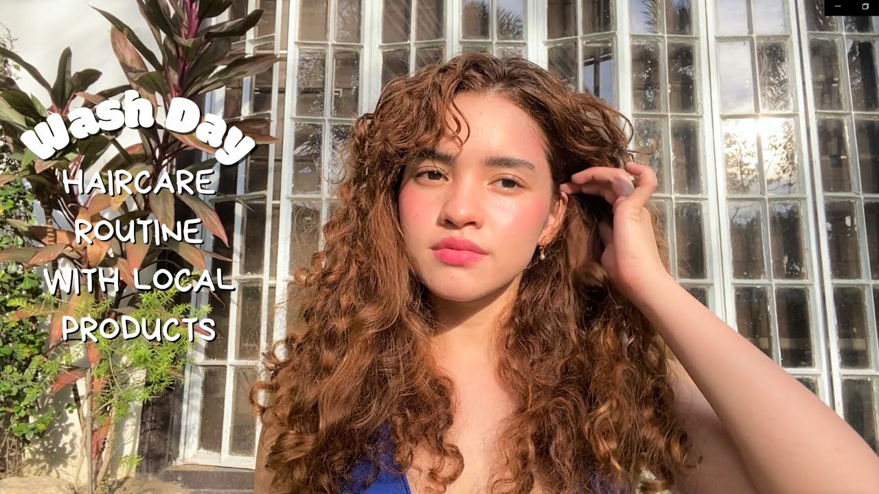 CURLY HAIR WASH DAY + LOCAL PRODUCTS | UPDATED HAIRCARE ROUTINE 2022 | PHILIPPINES