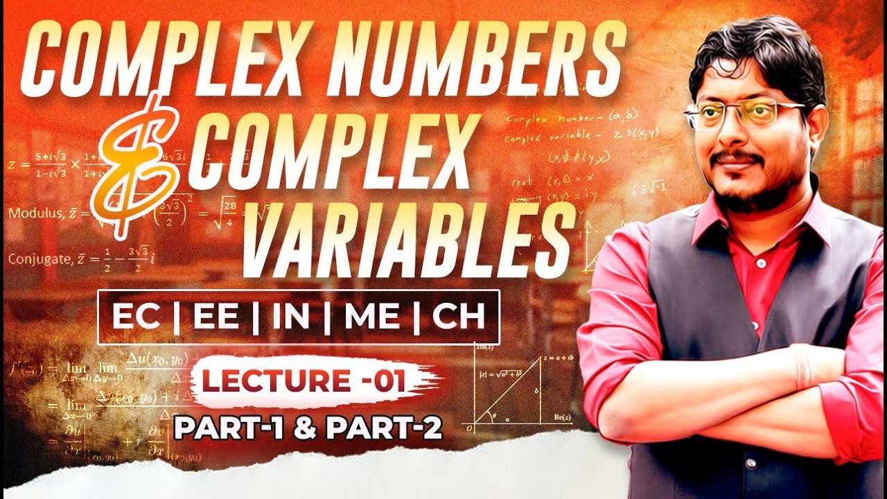 L01 Complex Numbers & Complex Variables | EE/EC/IN/ME/CH #engineeringmaths