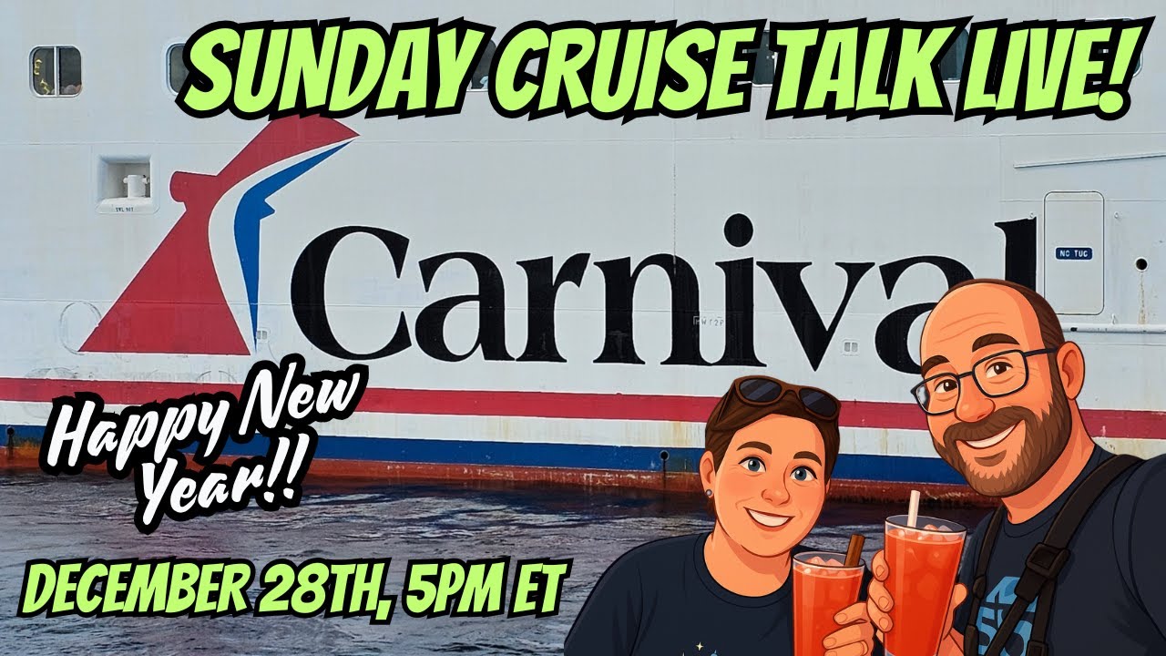 Sunday Cruise Talk Live!  Let's Talk Cruising!