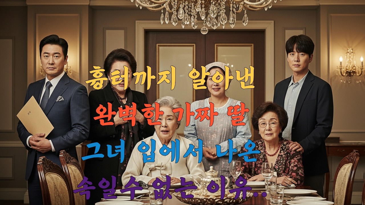 시장통에서 반찬 팔던 여인, 하루아침에 대기업 오너 된 사연 (드라마, 이야기, 사연, 오디오북)