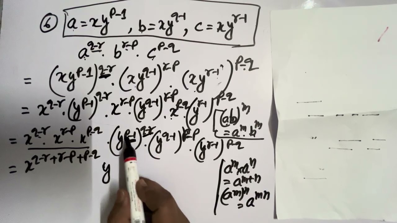 সূচকের  নিয়মাবলী | Class 9 | Page 27  |  কষে দেখি 2 |  Questions no 5,6,7,8