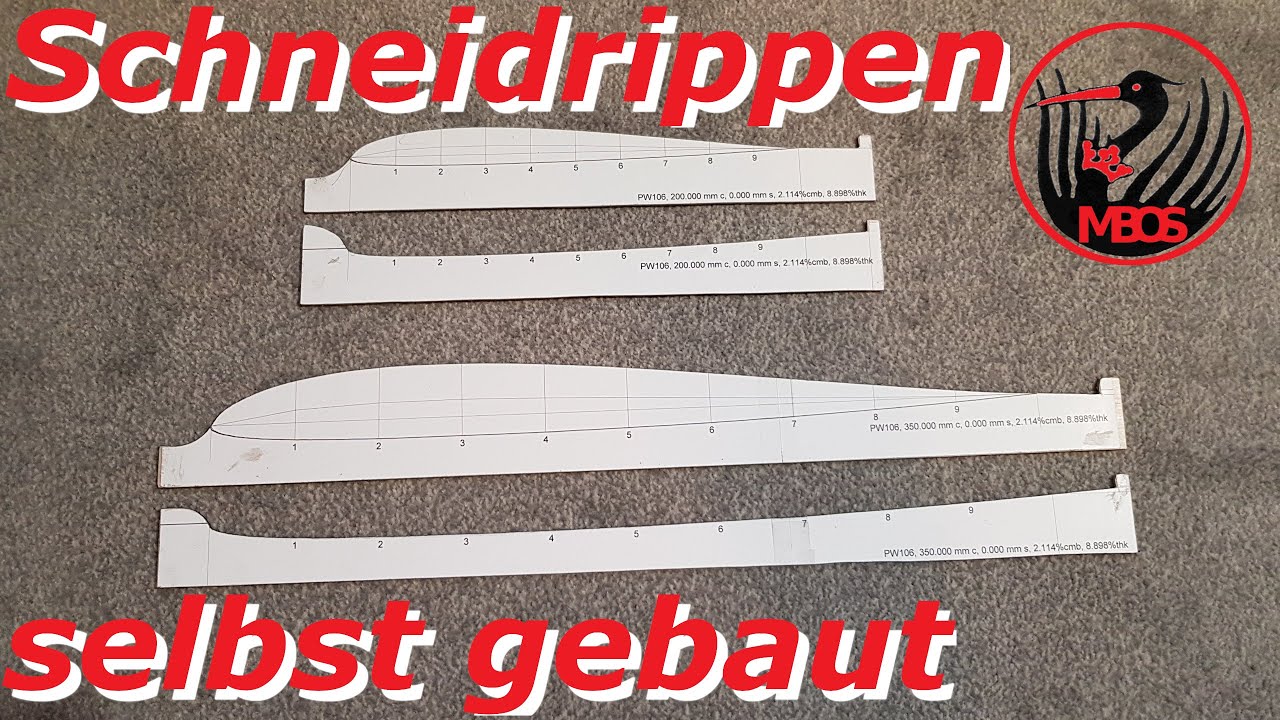 Tragflächen aus Styropor schneiden: wie baut man Schneidrippen? Segelflug Windberg e.V.