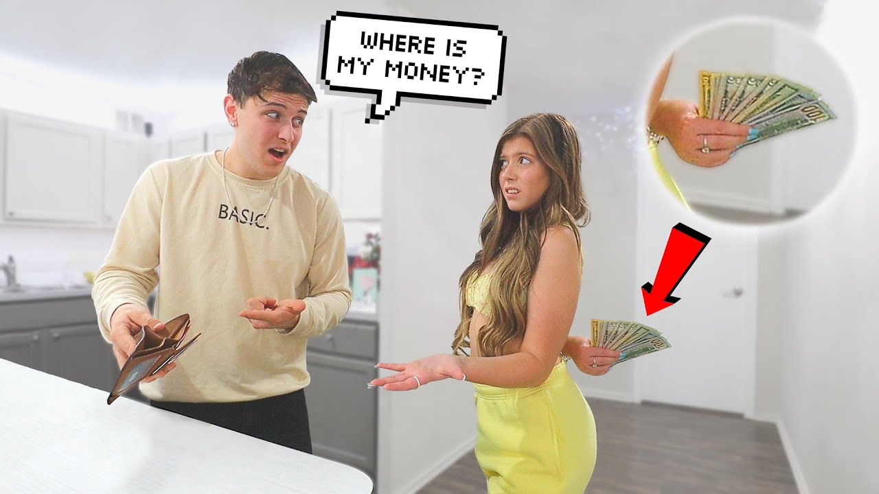 STEALING From My Boyfriend To See If He Notices...