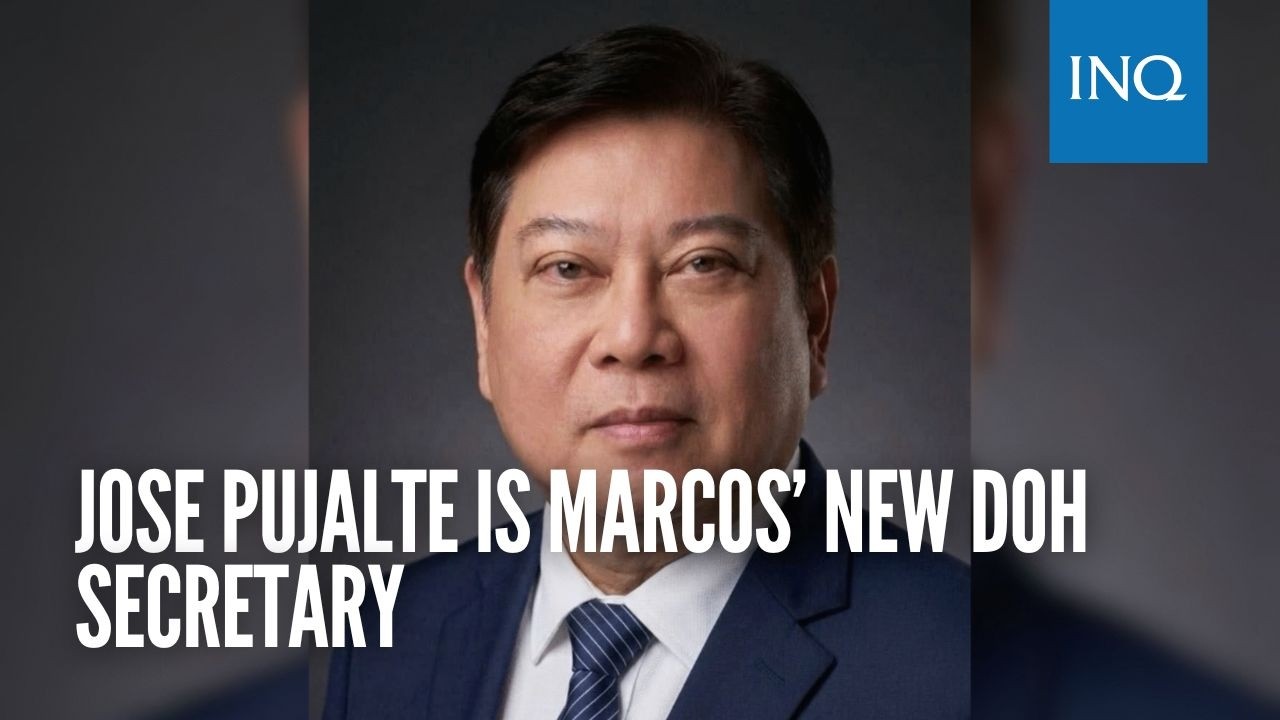 Jose Pujalte is Marcos&rsquo; new DOH secretary