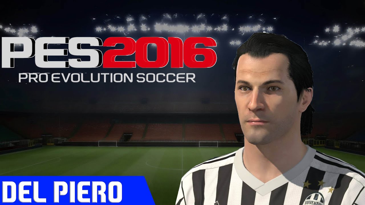 Pes 2016 edit face Del Piero + stats