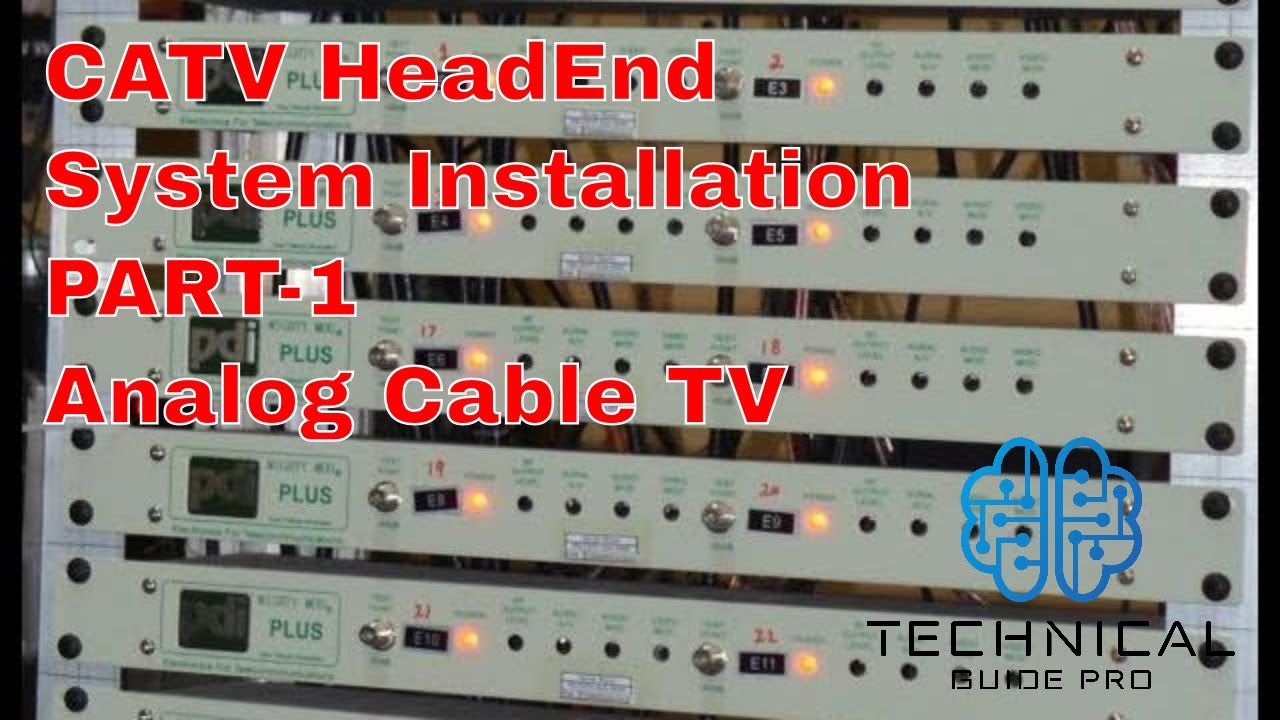 Analog Cable TV System Part-1 CATV Headend system installation | CATV Modulator Urdu / Hindi