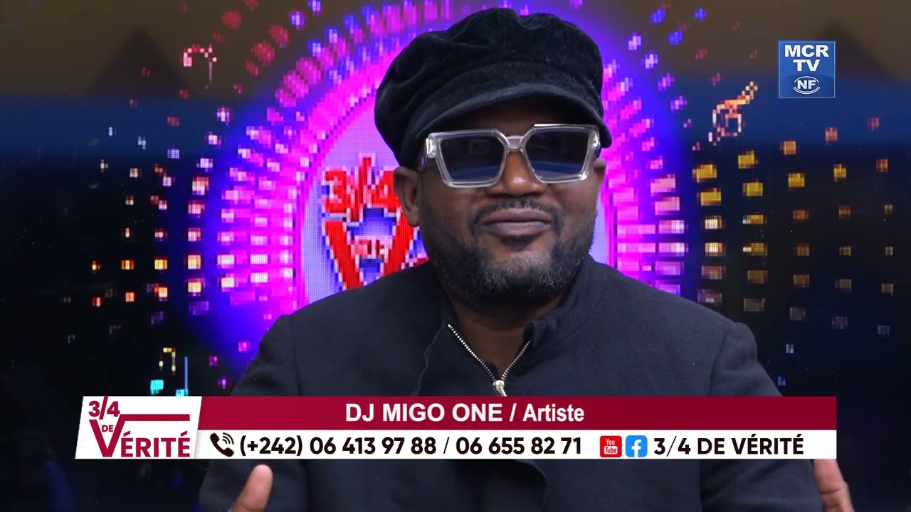 DJ MIGO ONE ET SHAKAZULU SUR LE PLATEAU DE L'EMISSION 3/4 DE VERITE