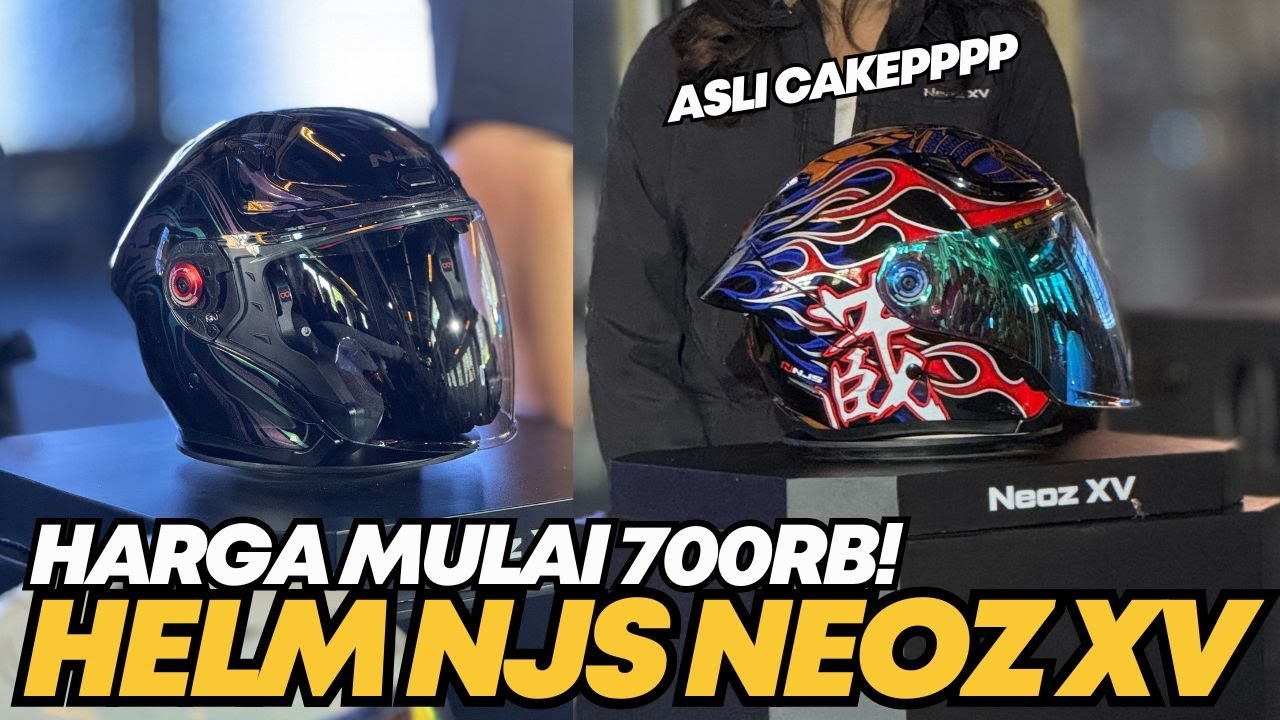 HELM NJS NEOZ XV FIRST IMPRESSION REVIEW! GILA, WORTH IT BANGET 😍‼️