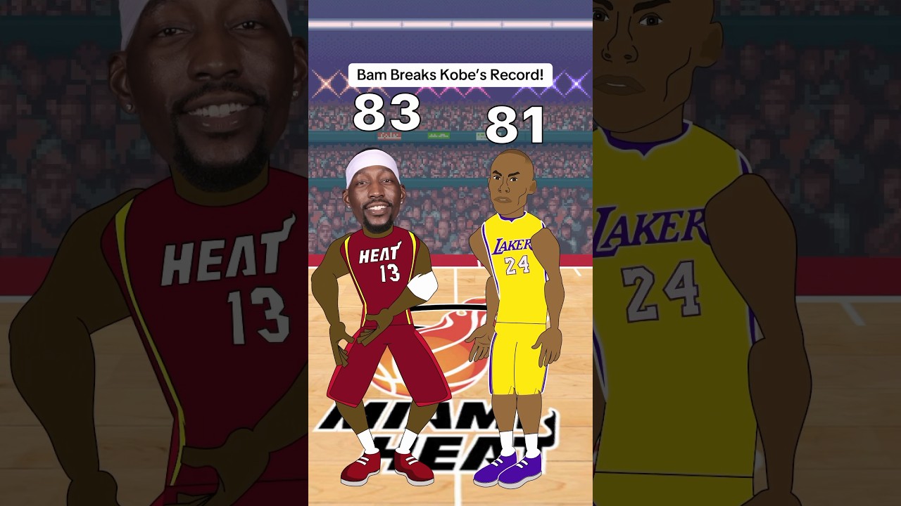 Бэм побил рекорд Коби по количеству очков за одну игру, набрав 83 очка! #nba