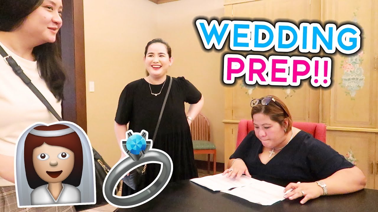 WEDDING PREPARATION FOR ATE KAT!
